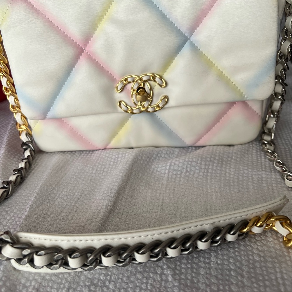 Designer Inspired Rainbow Ombre Pastel Bag Purse